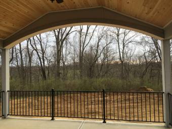 View of Back covered porch